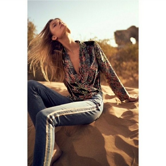 Anthropologie | Pilcro And The Letterpress Stripe Jeans Size 28 - Picture 12 of 13